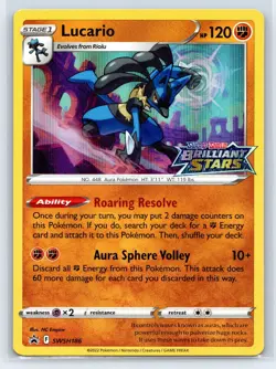 SWSH: Sword & Shield Promo Cards #SWSH186 Lucario - Holo - Image 1