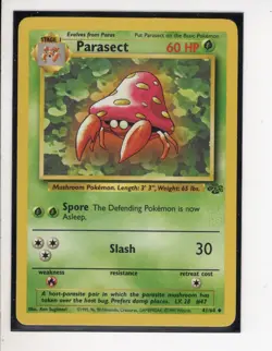 PARASECT JUNGLE SET POKEMON CARD 41/64 NM/M - Image 1