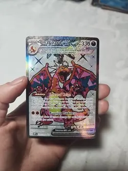 Pokemon TCG Charizard EX Obsidian Flames Ultra Rare Card 215/197 - Image 1