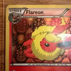 Flareon BW88 Promo – Holo – MP/HP Condition – Pokemon Card - Image 3