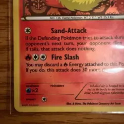 Flareon BW88 Promo – Holo – MP/HP Condition – Pokemon Card - Image 5
