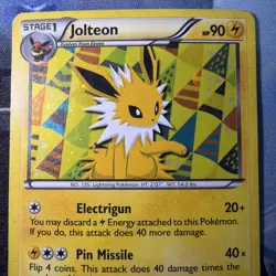 Jolteon BW91 Black Star Promo 2013 Holo Rare Pokemon Card TCG MP - Image 3