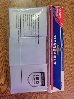 New Premium Quality TitanShield Card Protection Sleeves 150 Count - Image 1