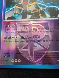 Mint Pokemon Giratina Reverse Holo Card 62/135 Plasma Storm - Image 4