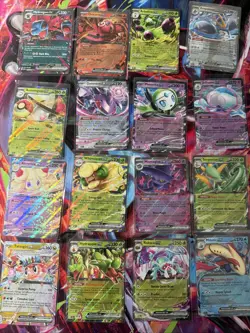 Pokemon 16 Card Lot nm V Max Mega Amazing Ex HOLO Rare Hits Only A73 English - Image 1
