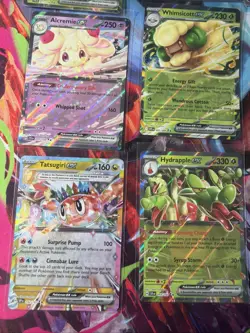 Pokemon 16 Card Lot nm V Max Mega Amazing Ex HOLO Rare Hits Only A73 English - Image 3