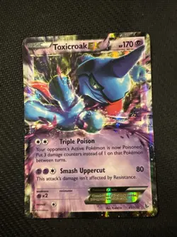 Toxicroak Ex - 41/106 - Pokemon Flashfire XY Ultra Rare Card MP - Image 1