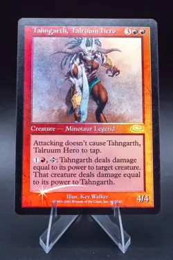 Tahngarth, Talruum Hero (Alt. Art Foil) Planeshift Foil - Image 1