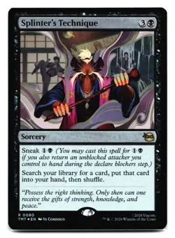 Splinter's Technique #80 Teenage Mutant Ninja Turtles Foil - Image 1