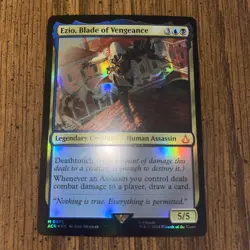 Ezio, Blade of Vengeance Universes Beyond: Assassin's Creed Foil - Image 1