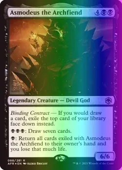 Asmodeus the Archfiend (88s/241) pAFR LP FOIL - Image 1
