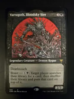 Varragoth, Bloodsky Sire NM SHOWCASE Kaldheim MTG FREE SHIPPING - Image 1