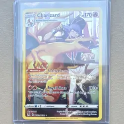 Pokemon Charizard TG03/TG30 Lost Origin Trainer Gallery Ultra Rare Full Art Holo - Image 1