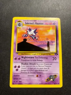 Sabrina's Haunter 55/132 Gym Challenge Regular Pokemon TCG RARE - Image 1