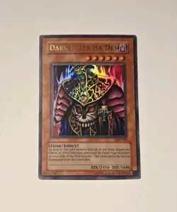 Yugioh Dark Ruler Ha Des LOD-001 Ultra Rare LP - Image 1