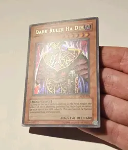 Yugioh Dark Ruler Ha Des LOD-001 Ultra Rare LP - Image 4