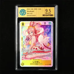 CCG 9.5 GemMint 2024 One Piece JPN Shirahoshi EB01-057 SR - Image 1