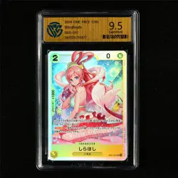 CCG 9.5 GemMint 2024 One Piece JPN Shirahoshi EB01-057 SR - Image 2