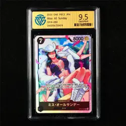 CCG 9.5 GemMint 2025 One Piece JPN Miss All Sunday OP14-084 SR - Image 1