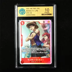 CCG 10 Pristine 2025 One Piece JPN Monkey D. Luffy OP14-013 SR - Image 1