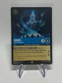 Disney Lorcana The First Chapter Hades Infernal Schemer 147/204 Legendary NM - Image 1
