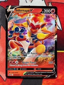 Infernape V SWSH252 Promo - Pokemon SWSH: Sword & Shield Promo Cards - Image 1