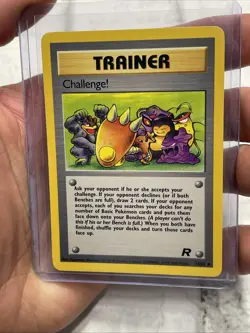 Challenge! 74/82 Team Rocket Pokemon Unlimited Vintage Vtg NM/MT Nintendo Card - Image 1