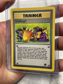 Challenge! 74/82 Team Rocket Pokemon Unlimited Vintage Vtg NM/MT Nintendo Card - Image 2