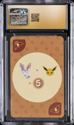 2019 POKEMON PLAYING CARDS KOREAN POINT SALAD - EEVEE ED FLAREON CGC 10 PERFECT - Image 2