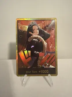 Boa Hancock Gold Frame DON!! Card ONE PIECE Card Game Heroines Edition EB-03 JP - Image 1