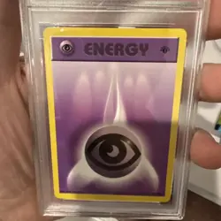 1999 Pokemon TCG Psychic Energy 1st Edition Shadowless Card Base 101/102 PSA 8 - Image 3