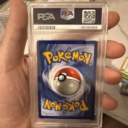 1999 Pokemon TCG Psychic Energy 1st Edition Shadowless Card Base 101/102 PSA 8 - Image 4