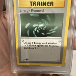 1999 Pokemon Game Energy Retrieval 1st Edition Shadowless Card 81/102 PSA 8 NM - Image 3