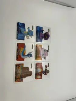 Pokemon Lamincards English Edition, 6-Card Set 2006 Collectors Rare - Image 1