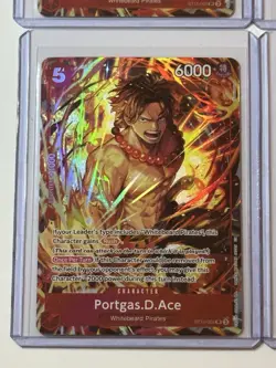 Portgas.D.Ace ST15-005 Illustration Box Vol. 5 Promo 4 Card Play Set Lot - Image 4
