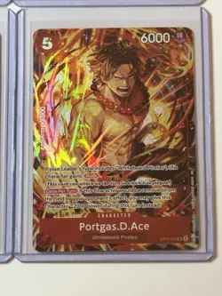 Portgas.D.Ace ST15-005 Illustration Box Vol. 5 Promo 4 Card Play Set Lot - Image 5