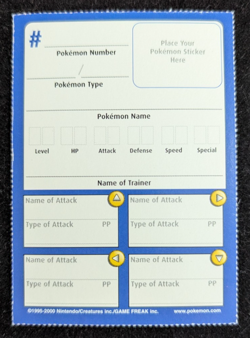 2000 Nintendo Power Pokemon Stadium Mewtwo Insert Card Unused Rare - Image 3