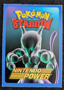 2000 Nintendo Power Pokemon Stadium Mewtwo Insert Card Unused Rare - Image 4