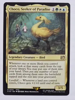 MTG Final Fantasy FIN Choco, Seeker of Paradise (0215) Non-Foil Rare Card NM x4 - Image 1