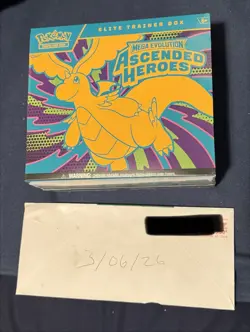 Pokemon Elite Trainer Box Mega Evolution Ascended Heroes Dragonite 65 Cards 2026 - Image 1