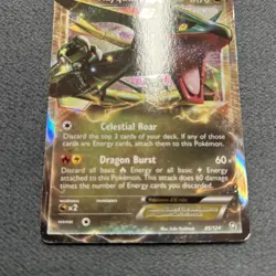 Rayquaza Ex 85/124 Dragons Exalted Ultra Rare Holo Pokemon Card - Image 3