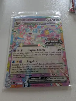 Sylveon EX 041/131 Prismatic Evolutions Promo Holo 270 HP Pokemon Card English - Image 1