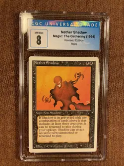 Nether Shadow, Revised, Graded (CGC 8), MTG, Vintage, Legacy, Commander - Image 1