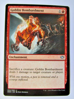 MTG Goblin Bombardement Duel Decks Light Play!! - Image 1