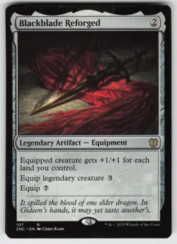 MP-01 Played Blackblade Reforged 107 Commander: Zendikar Rising R - Image 1