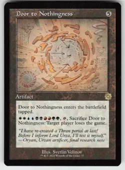 MP-01 Played Door to Nothingness (Schematic) 77 The Brothers' War: Retro Frame A - Image 1