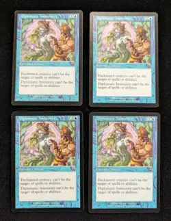 Diplomatic Immunity Mercadian Masques x4 Playset LP MTG - English - Image 1