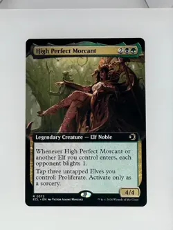 Magic: The Gathering Lorwyn Eclipsed High Perfect Morcant (Extended Art) 373 NM - Image 1