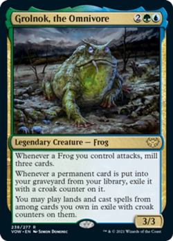 x1 Grolnok, the Omnivore R MTG Innistrad: Crimson Vow M/NM, English - Image 1