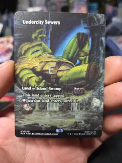 Undercity Sewers (Borderless) 0020 - PZA Teenage Mutant Ninja Turtles - MTG NM/M - Image 1